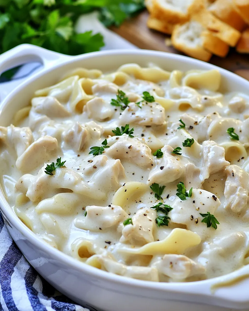 easy One Pot Chicken Alfredo recipe photo