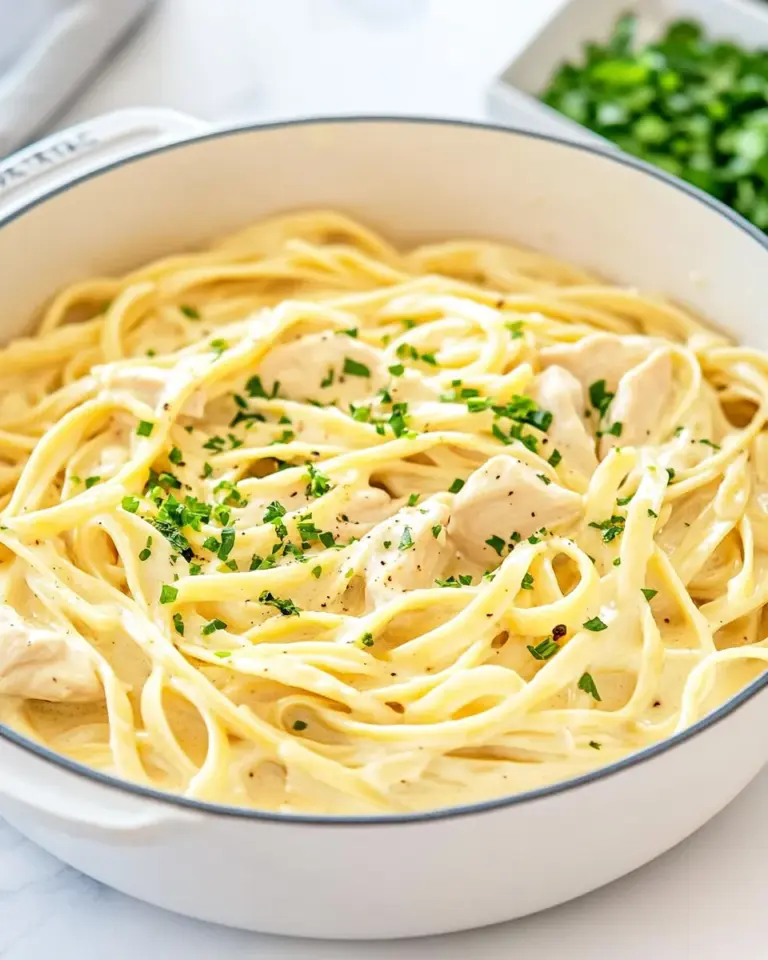 homemade One Pot Chicken Alfredo: Weeknight Dinner Savior photo