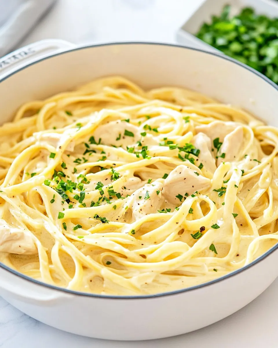 homemade One Pot Chicken Alfredo: Weeknight Dinner Savior photo