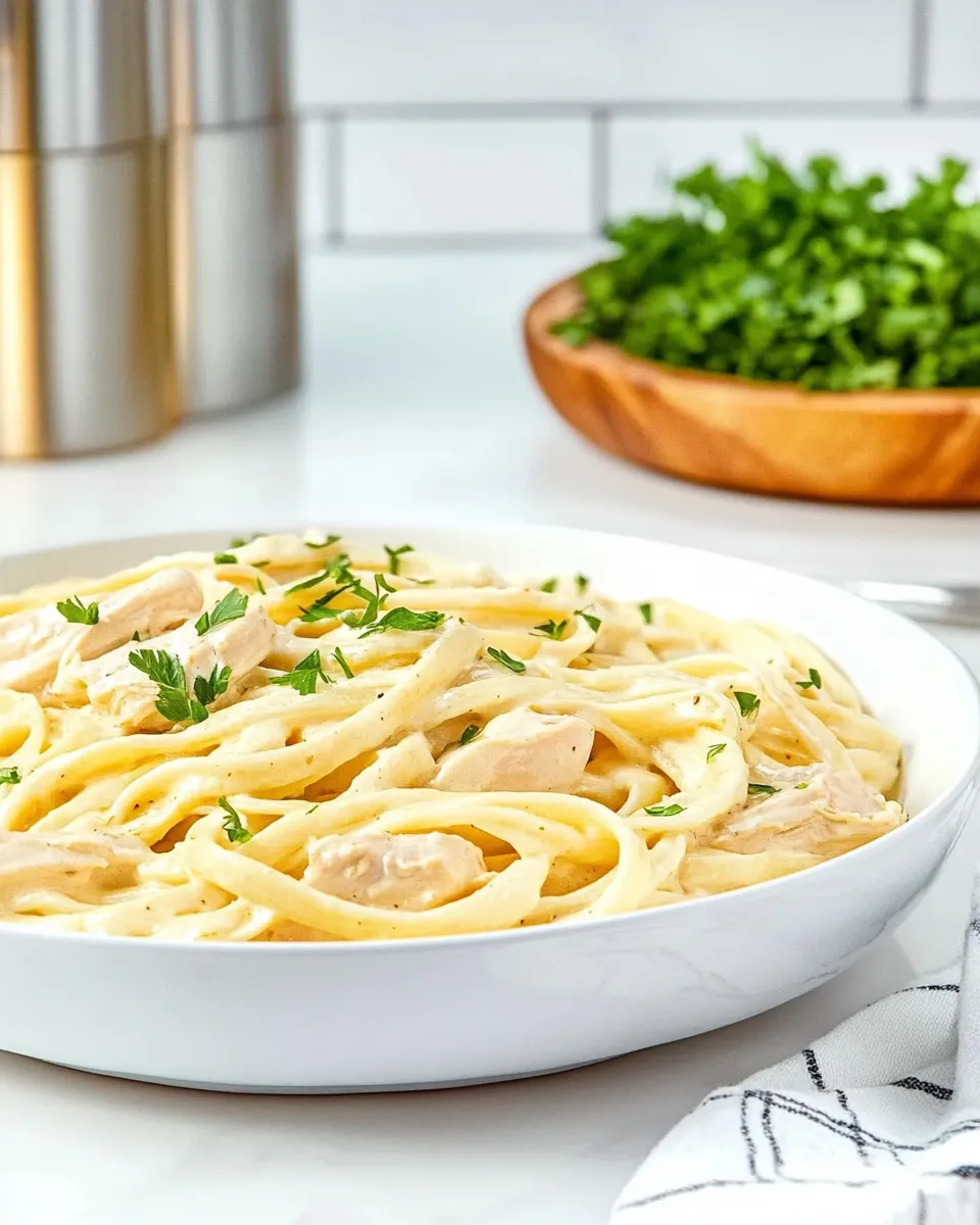 classic One Pot Chicken Alfredo: Weeknight Dinner Savior image