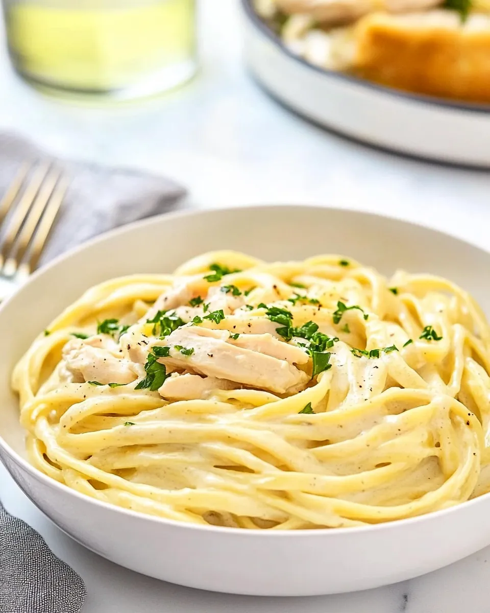 delicious One Pot Chicken Alfredo: Weeknight Dinner Savior shot