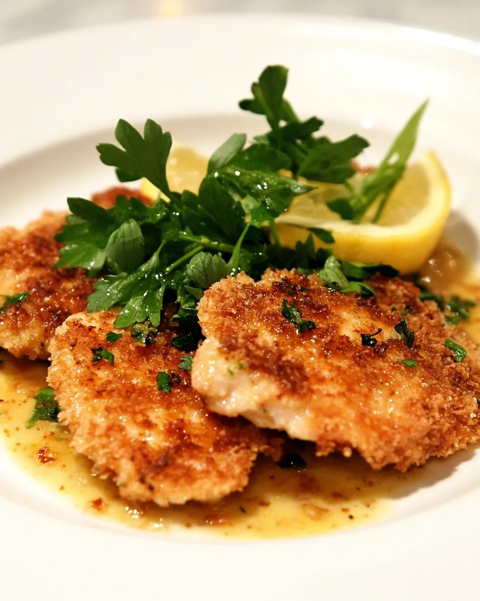 Homemade Panko-Coated Chicken Schnitzel photo