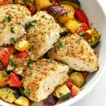 Homemade Parmesan Chicken & Veggie Bake photo