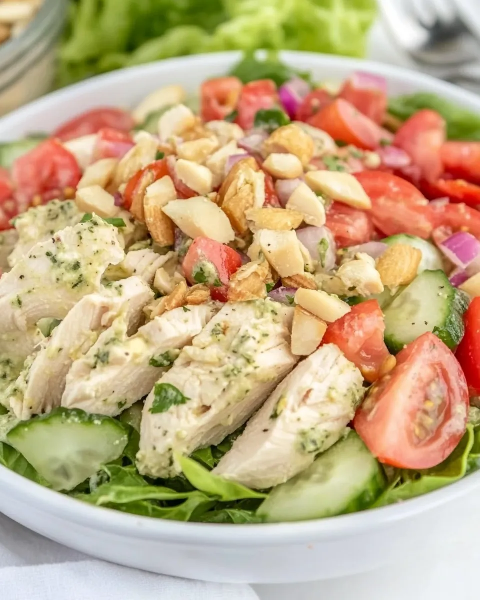 Classic Pesto Chicken Salad image