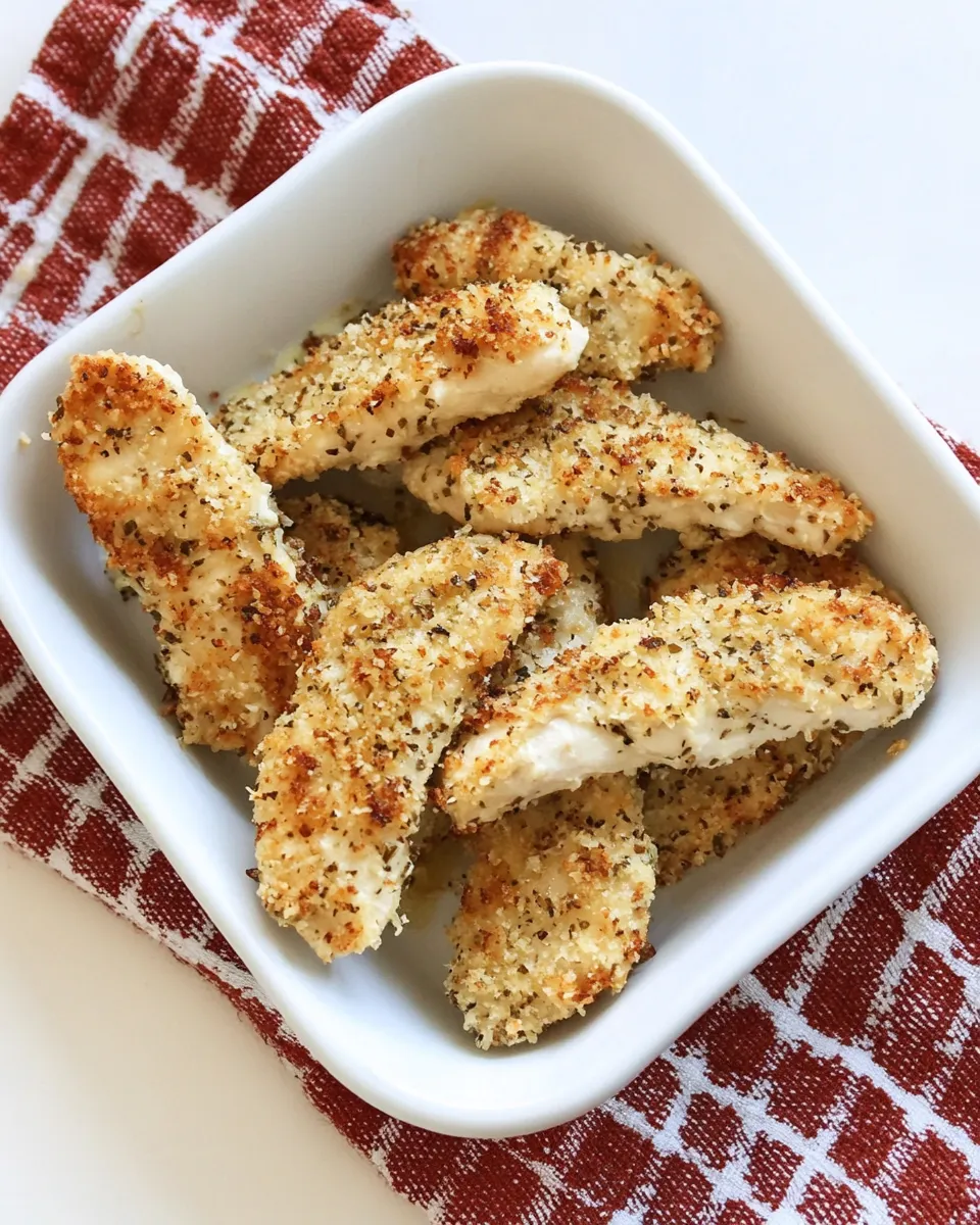 Delicious Pickle Brined Chicken Tenders food shot
