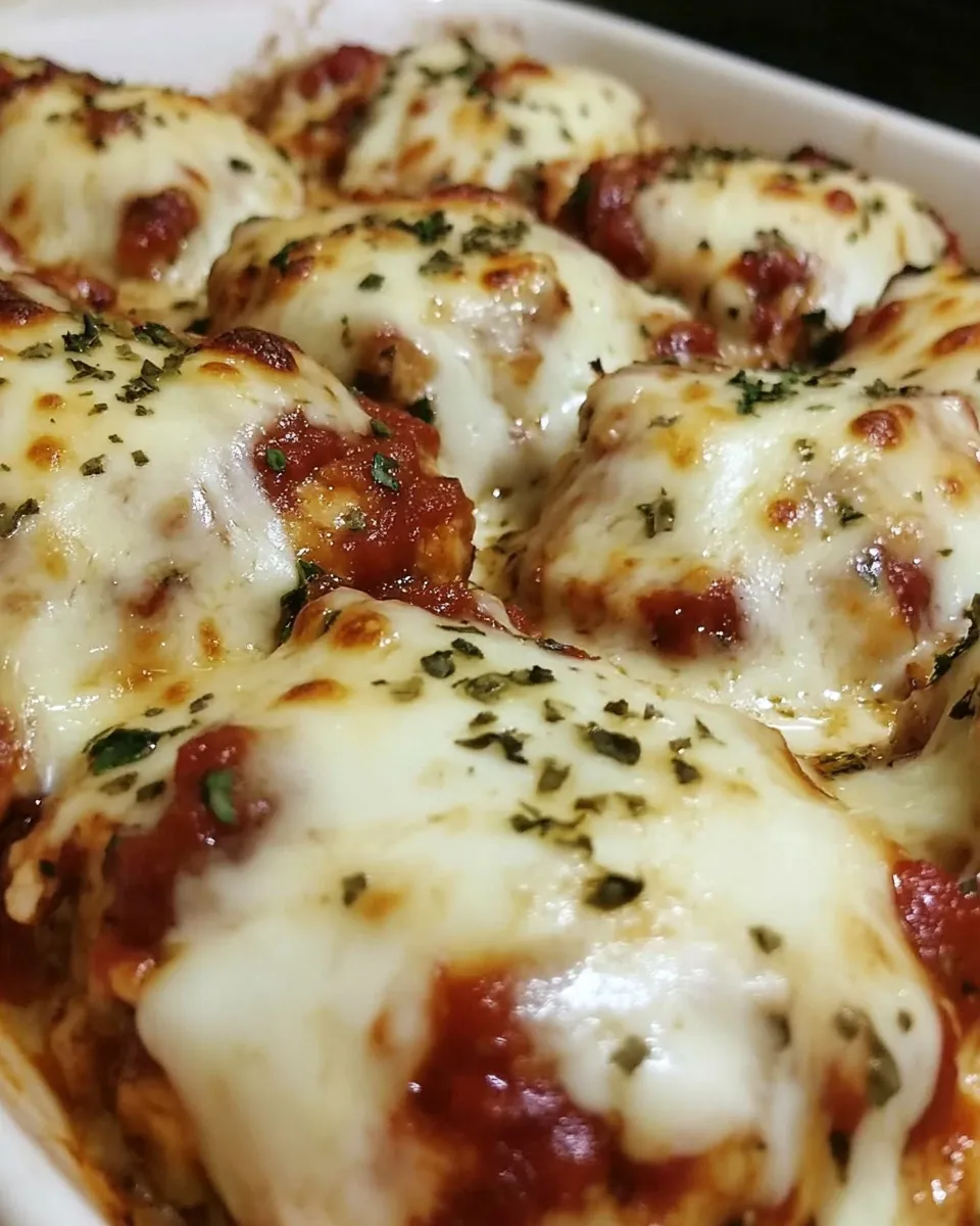 Delicious Pizza Smothered Chicken shot