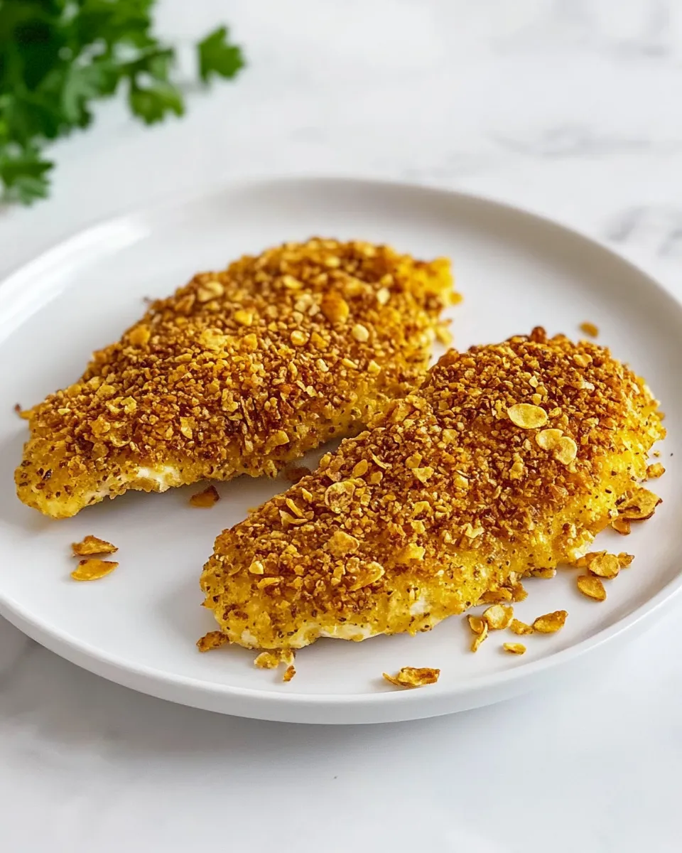 Delicious Potato Chip Chicken plate image