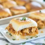 Homemade Pulled BBQ Chicken Sliders photo