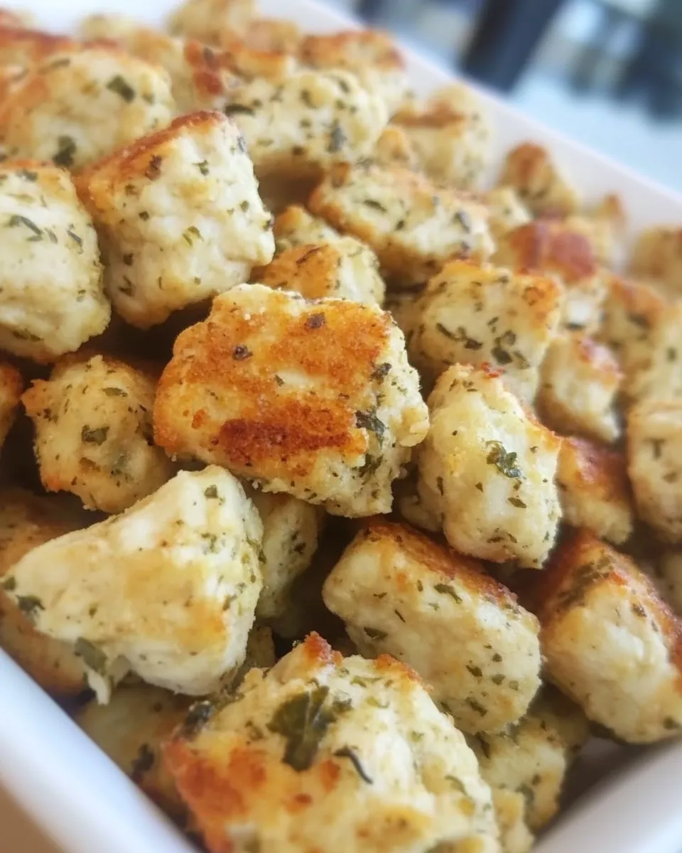 Delicious Ranch Chicken Bites plate image
