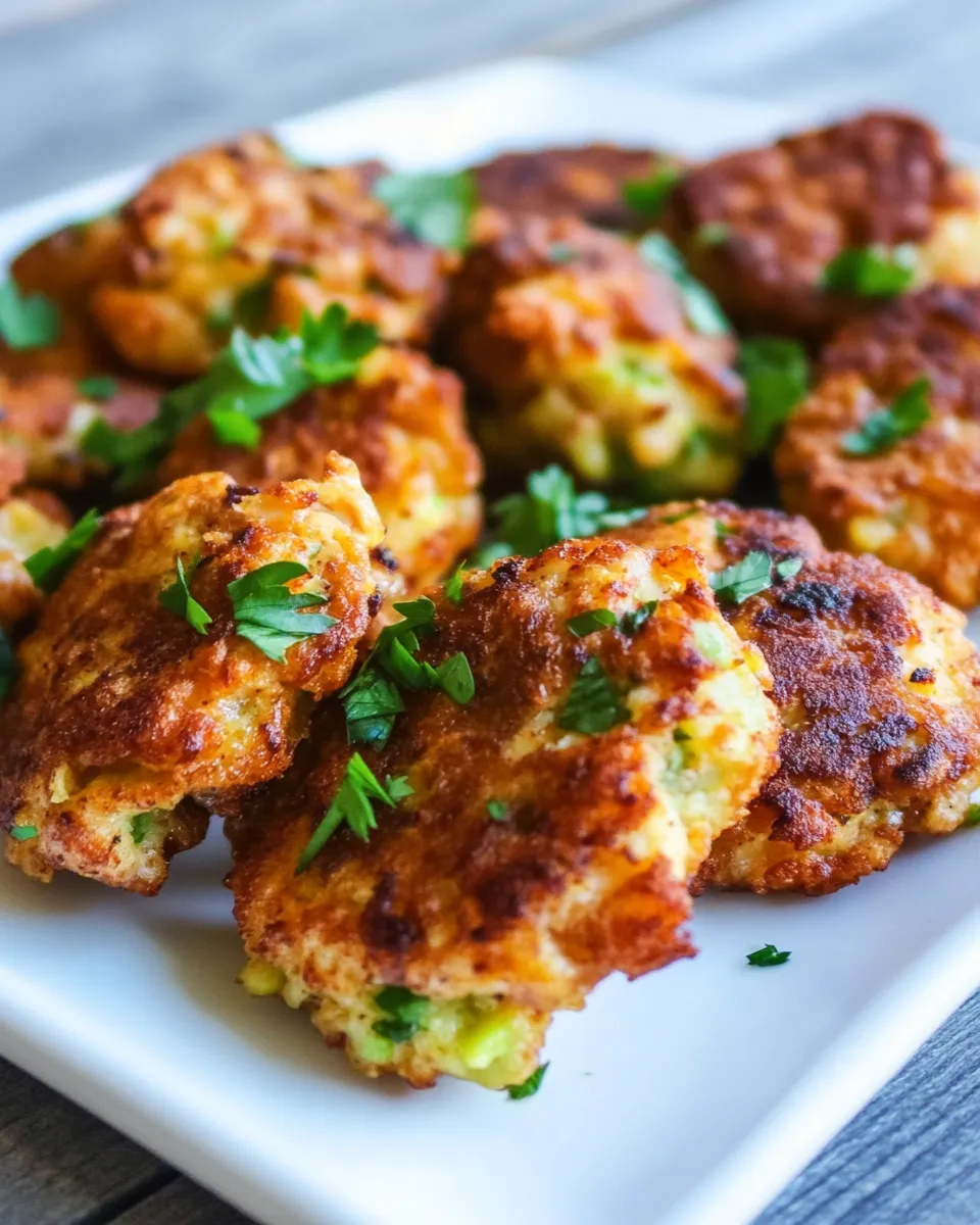 Easy Ranch Chicken Fritters recipe photo