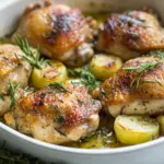 Homemade Roasted Chicken Thighs with Garlic photo