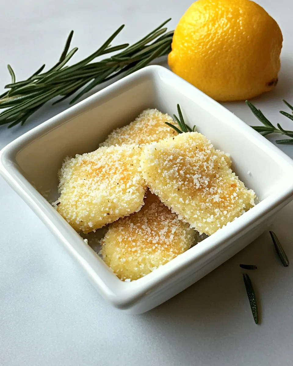 Easy Rosemary Parmesan Chicken Nuggets recipe photo