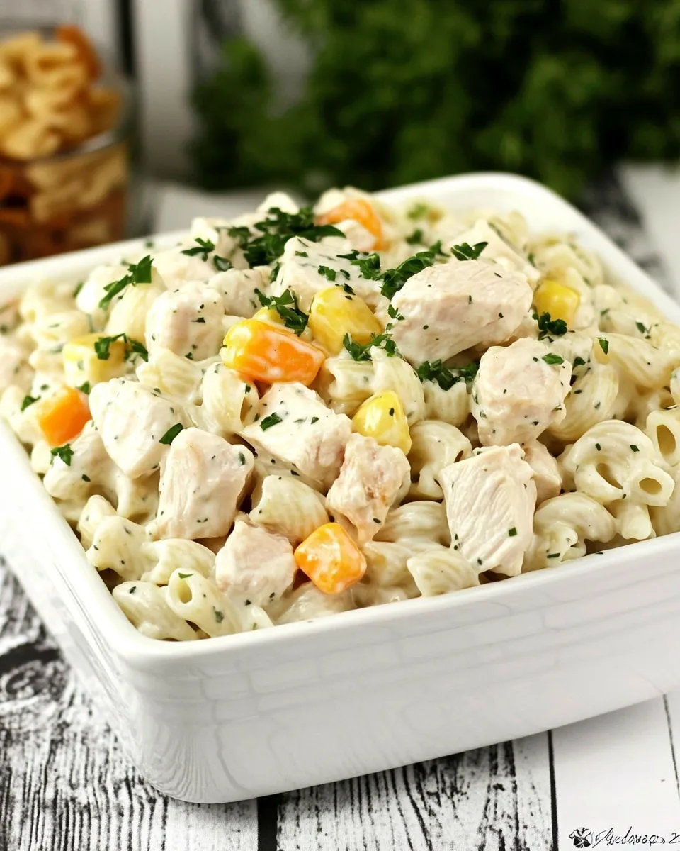 Classic Rotisserie Chicken Ranch Pasta Salad image