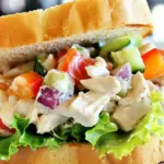 Homemade Rotisserie Chicken Salad Sandwich photo