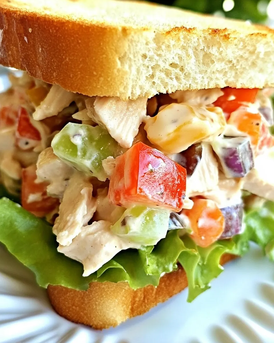 Easy Rotisserie Chicken Salad Sandwich recipe photo