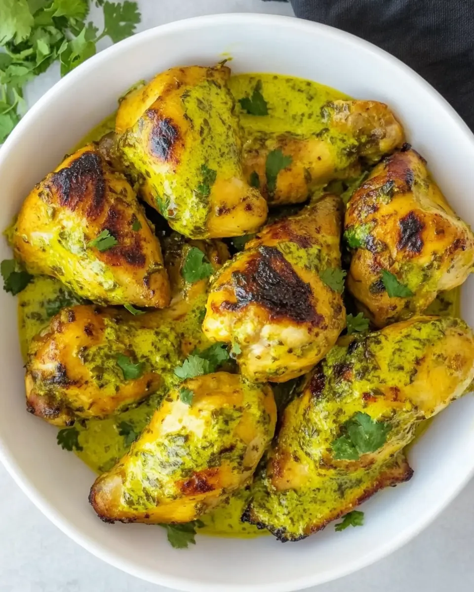 Delicious Saffron Chicken plate image