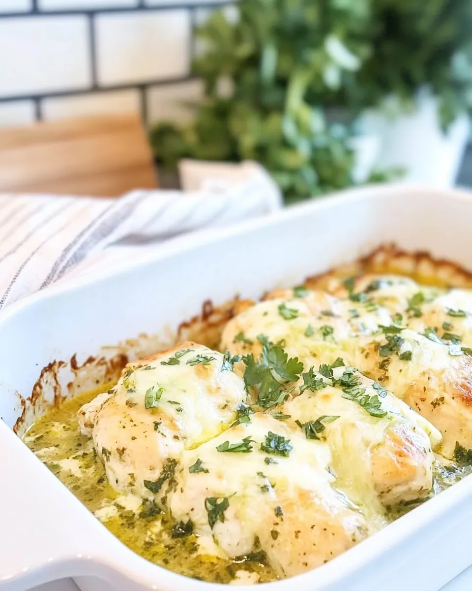 Classic Salsa Verde Chicken Bake image