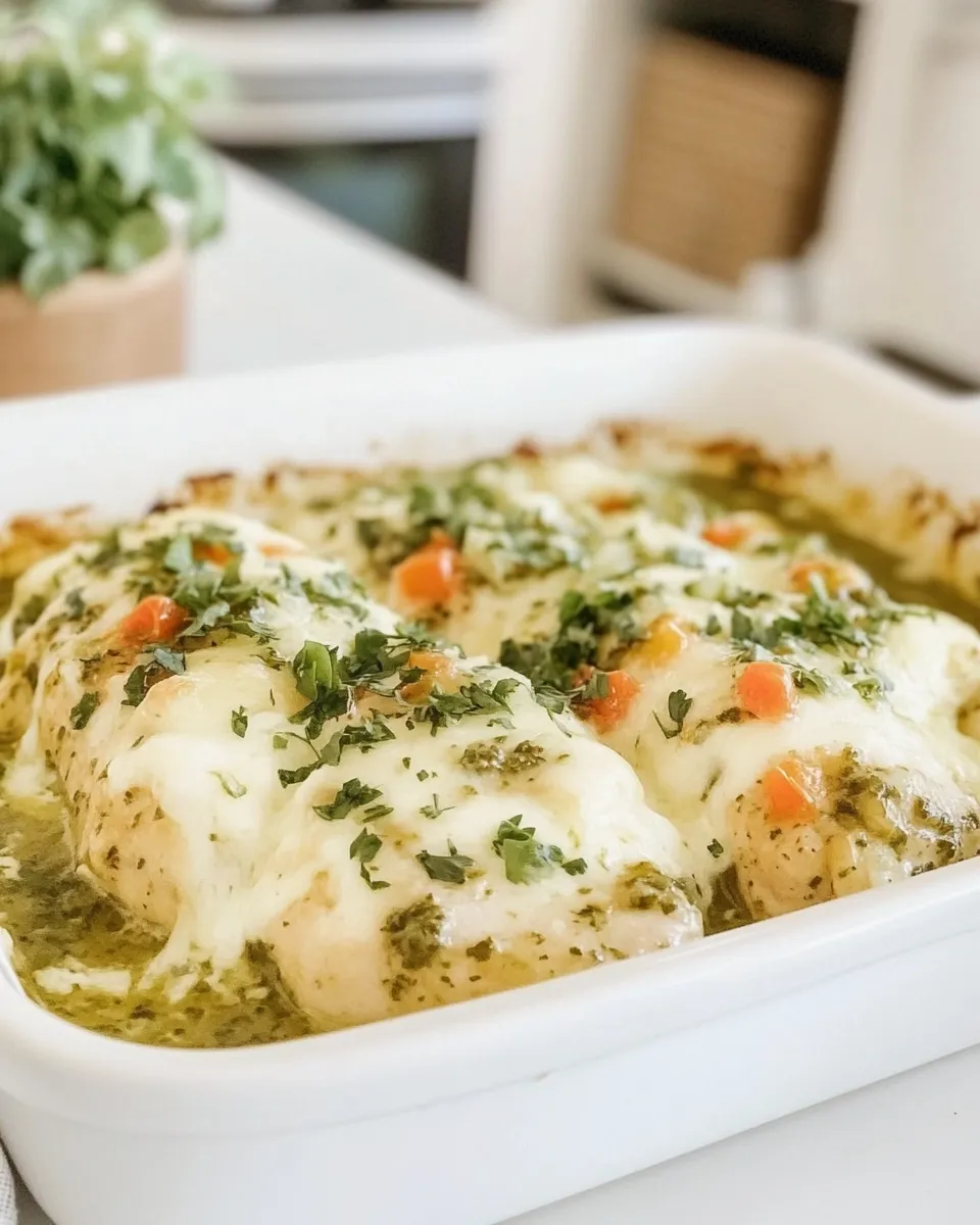 Delicious Salsa Verde Chicken Bake dish photo