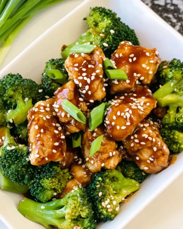 Homemade Sesame Chicken with Broccoli photo