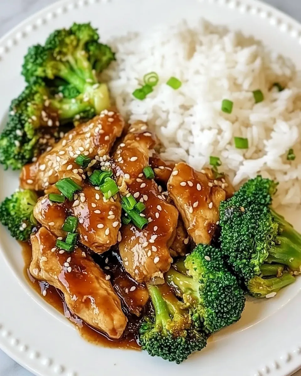 Delicious Sesame Chicken with Broccoli dish photo