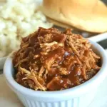 Homemade Shredded BBQ Chicken Crockpot Recipe photo