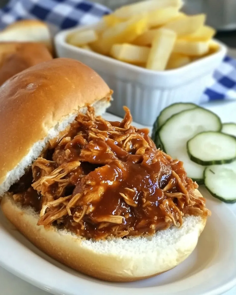 Easy Shredded BBQ Chicken Crockpot Recipe picture