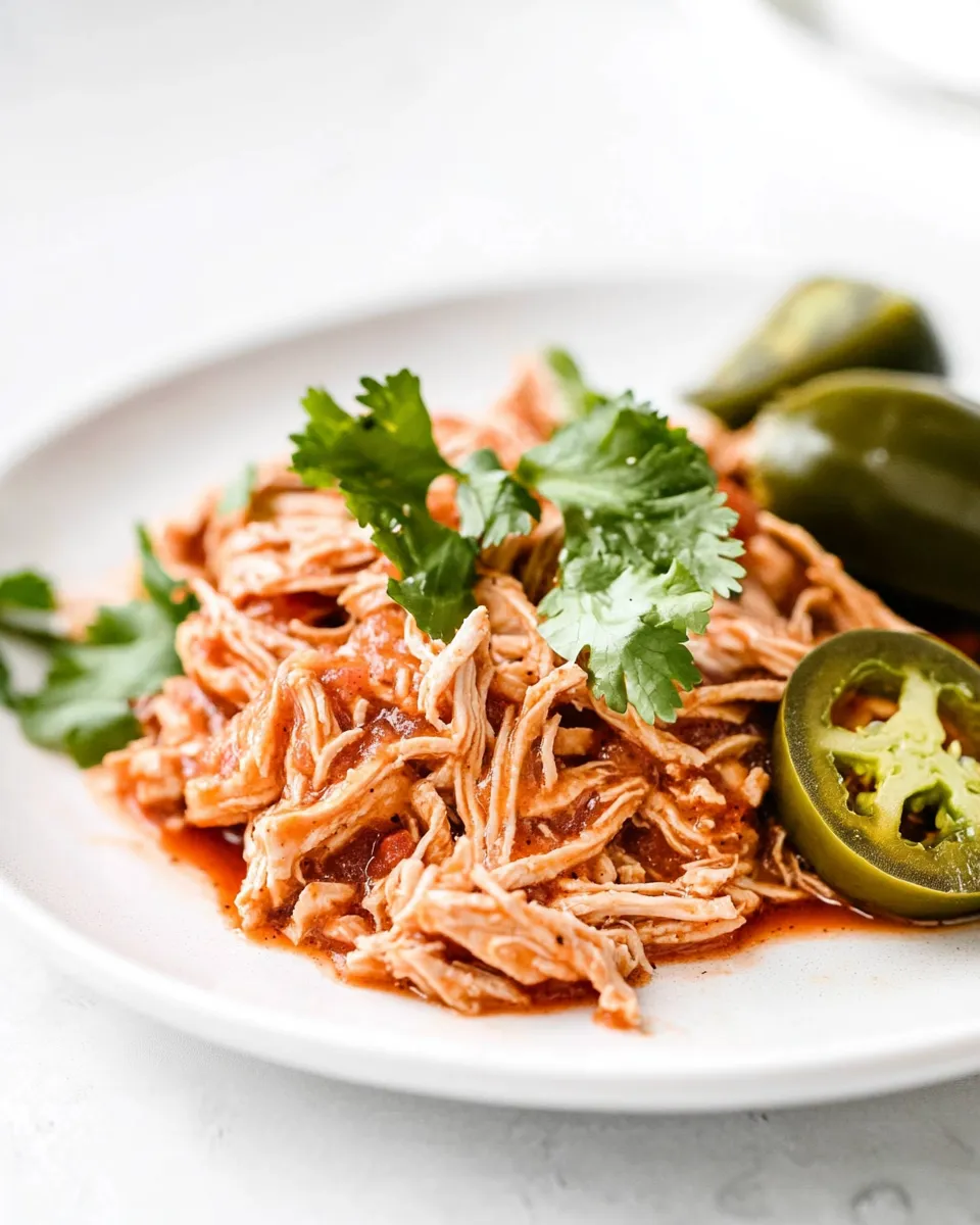 Homemade Shredded Salsa Chicken Recipe photo