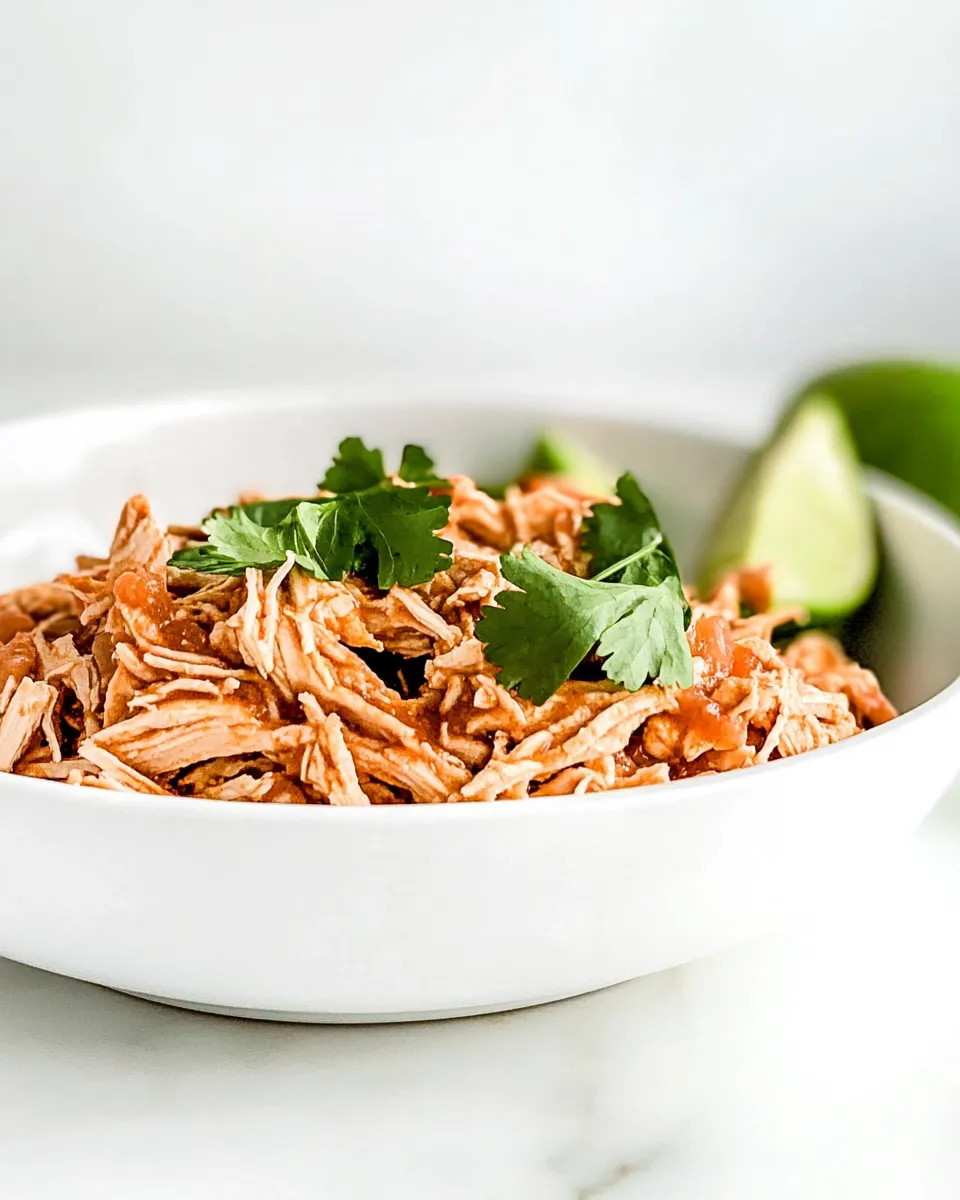 Classic Shredded Salsa Chicken Recipe image