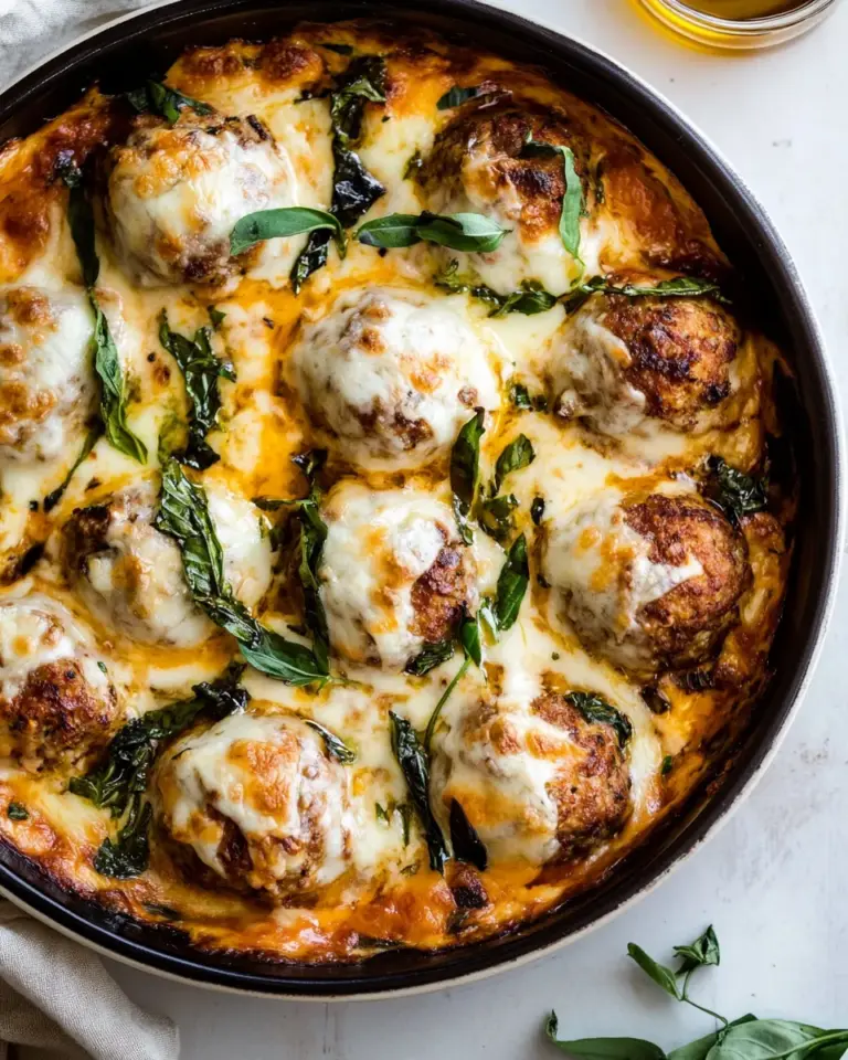 homemade Simple Baked Cheesy Italian Chicken Meatballs. photo