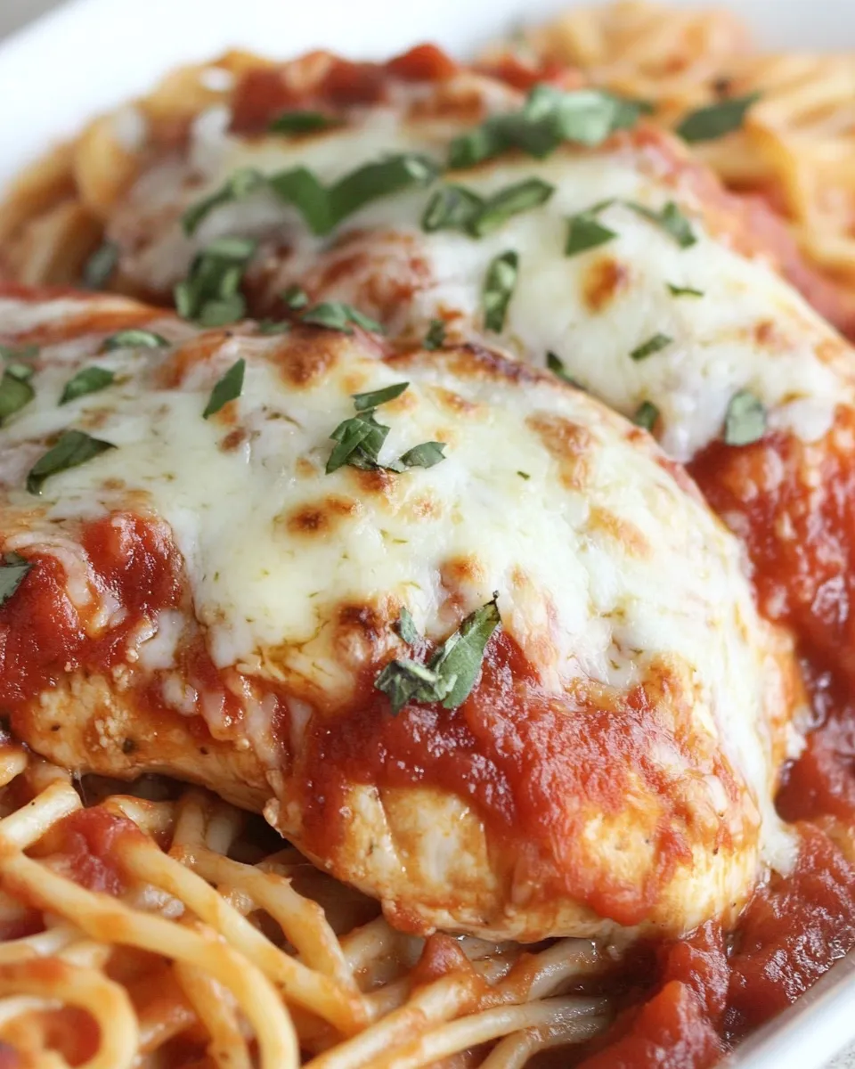 Delicious Skillet Chicken Parmesan shot