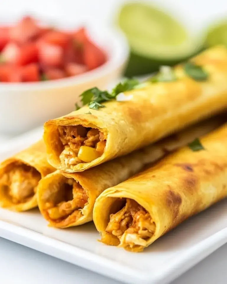Homemade Skinny Chicken Taquitos photo