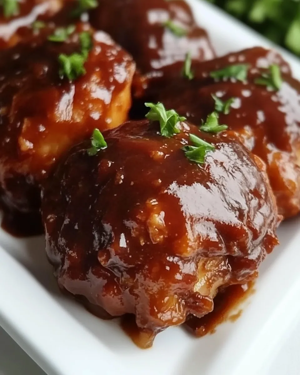 Classic Slow Cooker BBQ Chicken Thighs image