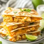 Homemade Slow Cooker Chicken Quesadillas photo