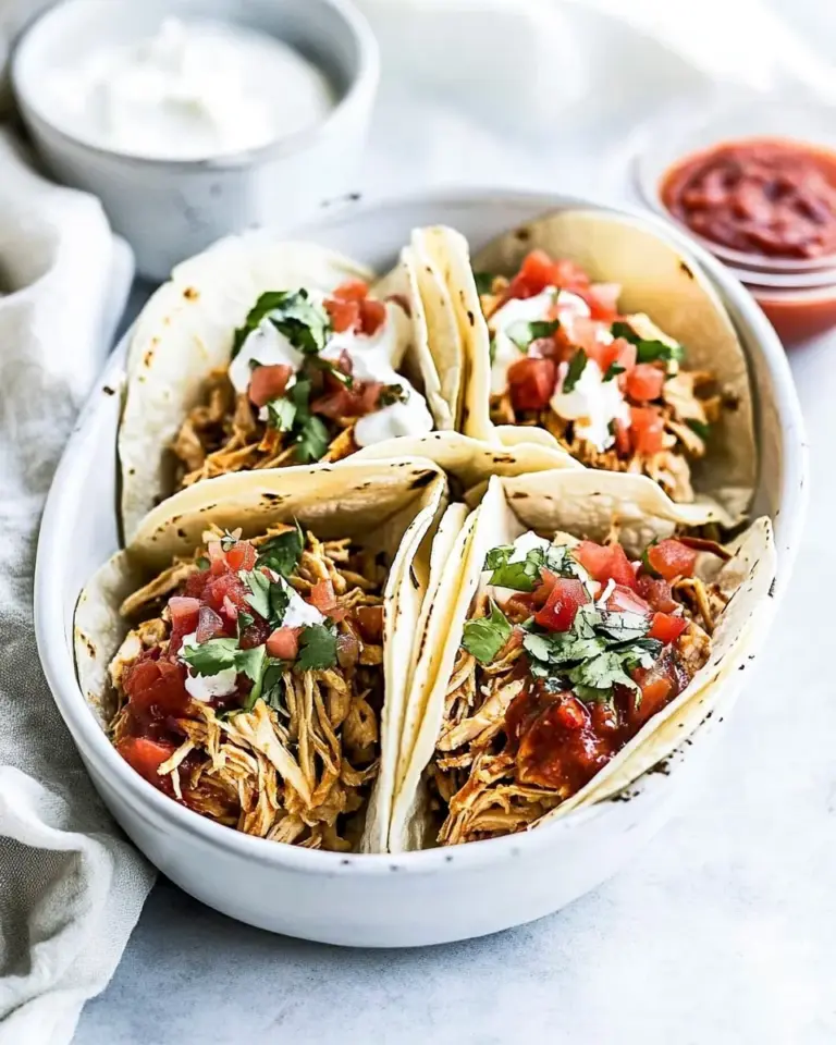 Homemade Slow Cooker Chicken Tacos photo