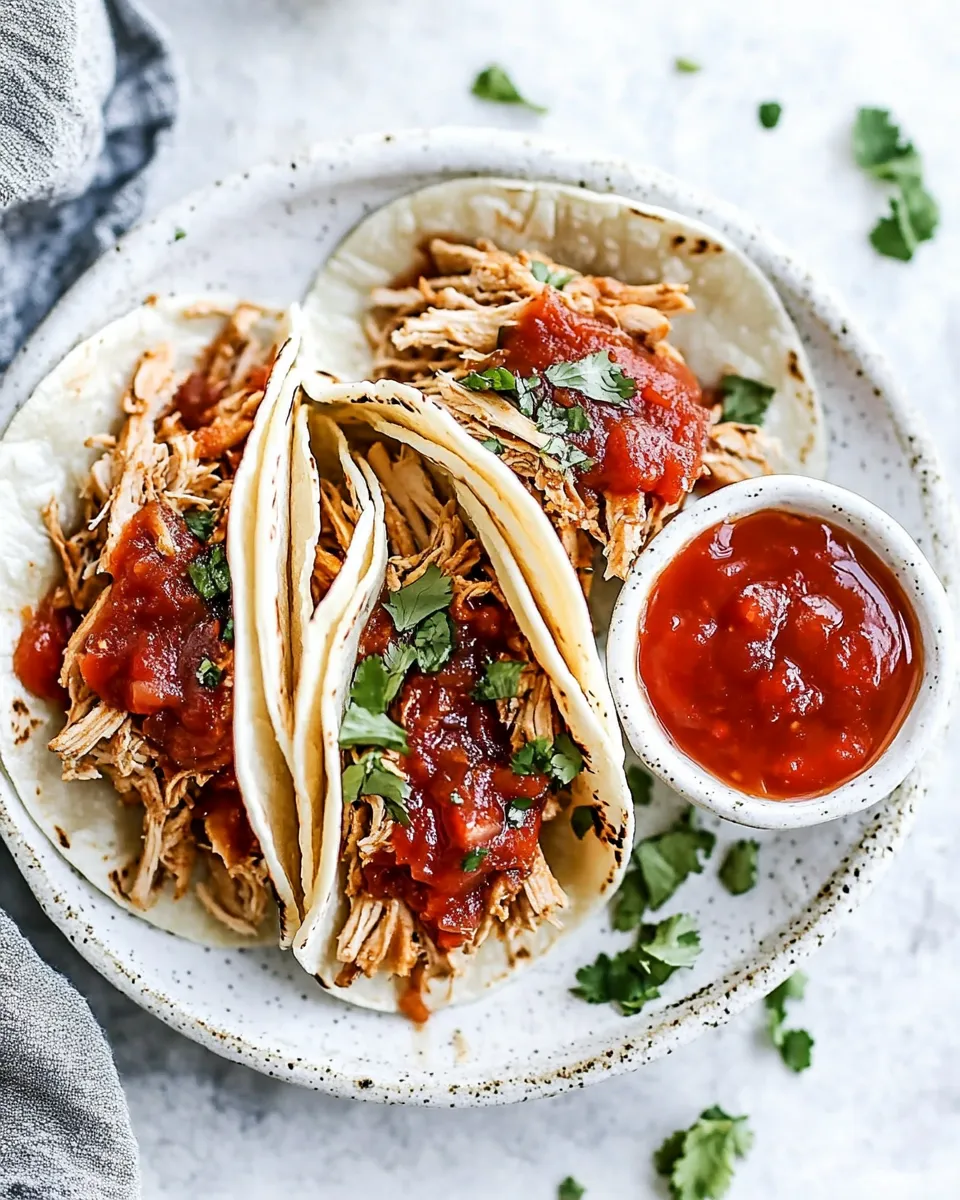 Classic Slow Cooker Chicken Tacos recipe photo