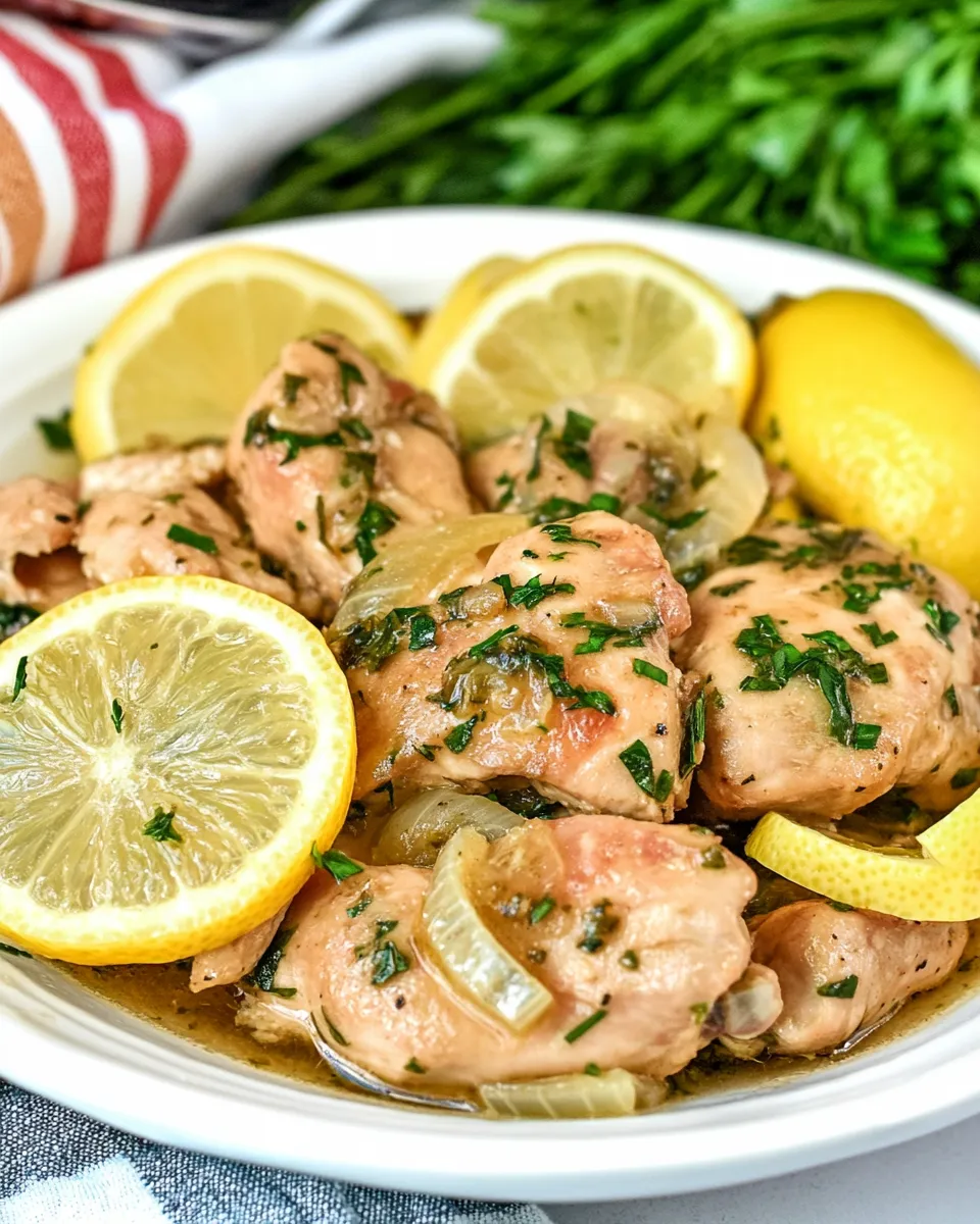 Easy Slow Cooker Lemon Chicken picture