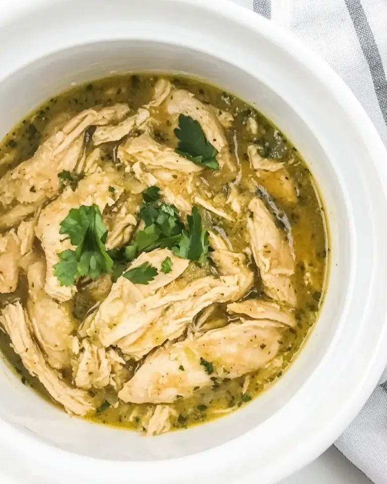 Homemade Slow Cooker Salsa Verde Chicken photo