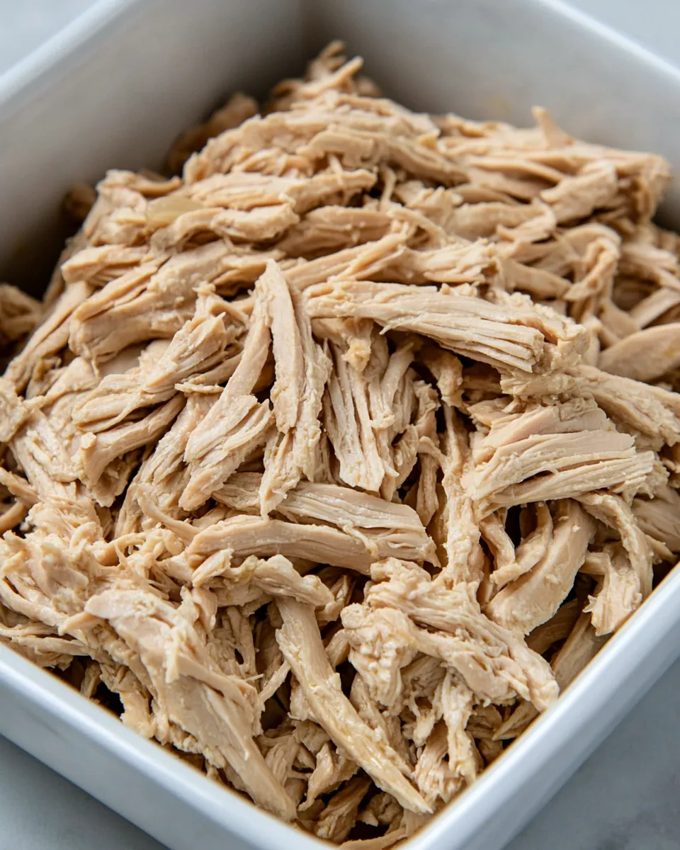 Homemade Slow Cooker Shredded Chicken photo
