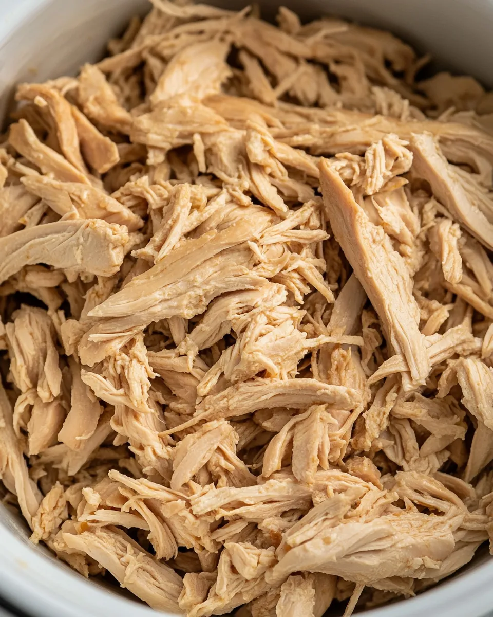Classic Slow Cooker Shredded Chicken image