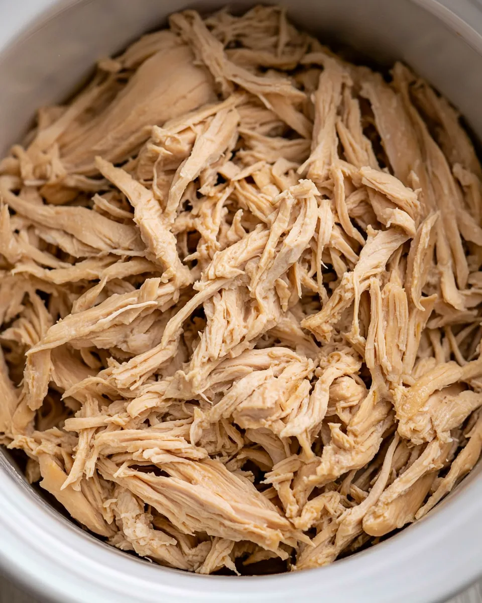 Easy Slow Cooker Shredded Chicken recipe photo