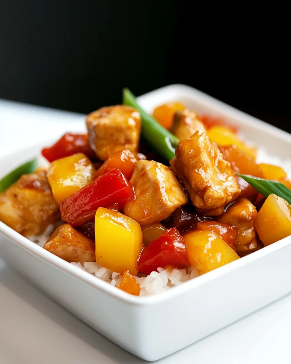 Delicious Slow Cooker Sweet and Sour Chicken dish photo