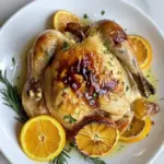 homemade Sous Vide Whole Roast Chicken With Oranges photo