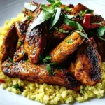 Homemade Soy and Honey Chicken with Couscous photo