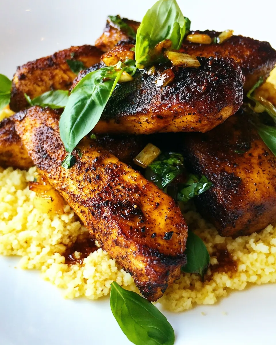 Classic Soy and Honey Chicken with Couscous image