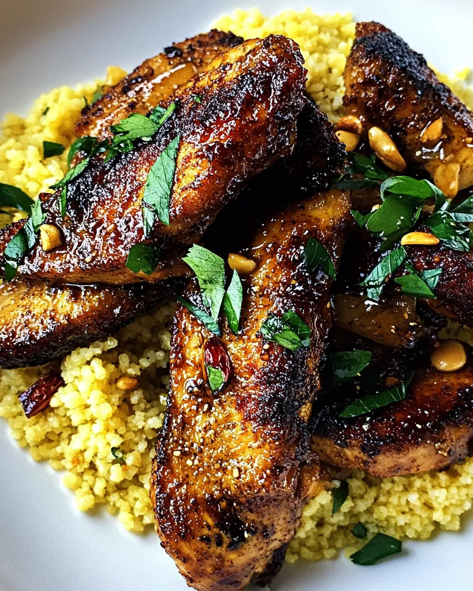 Easy Soy and Honey Chicken with Couscous recipe image