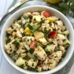 Homemade Spicy Chicken Salad with Ginger and Lemon photo