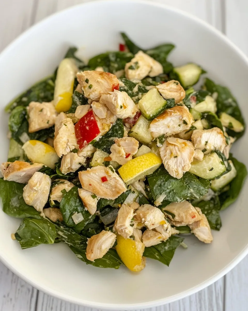 Classic Spicy Chicken Salad with Ginger and Lemon image