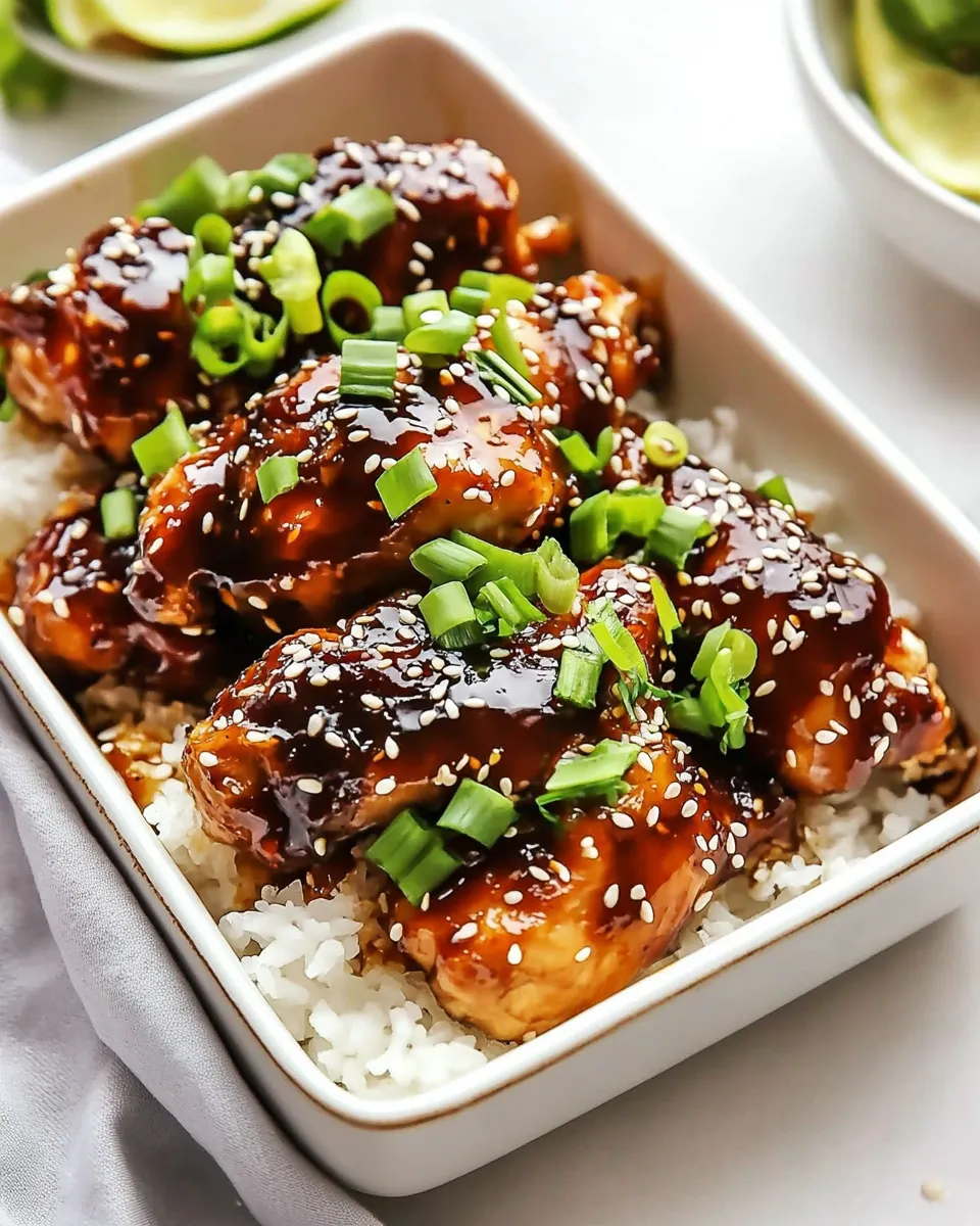 Easy Sticky Asian Glazed Chicken recipe photo