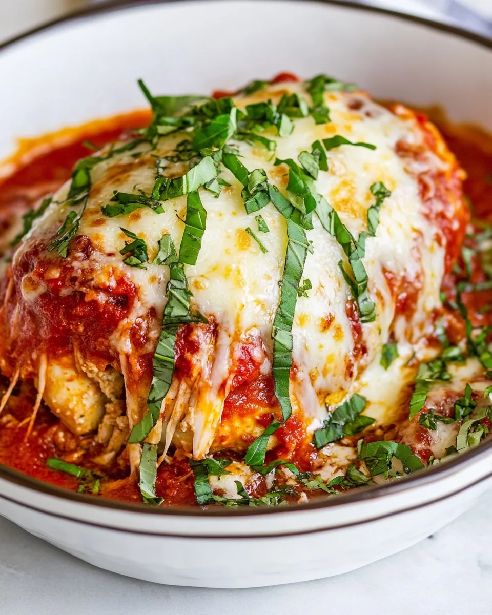 homemade Stuffed Chicken Parmesan Recipe (with GF Option) photo