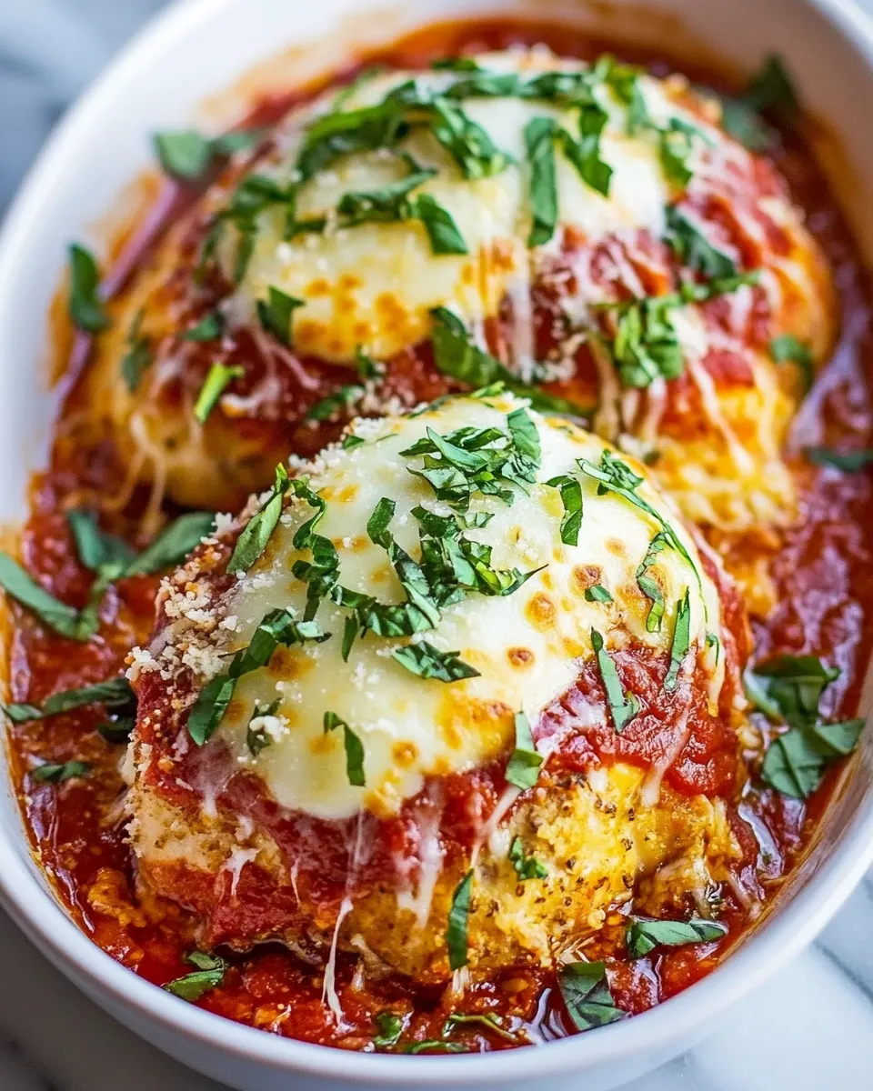easy Stuffed Chicken Parmesan Recipe (with GF Option) picture